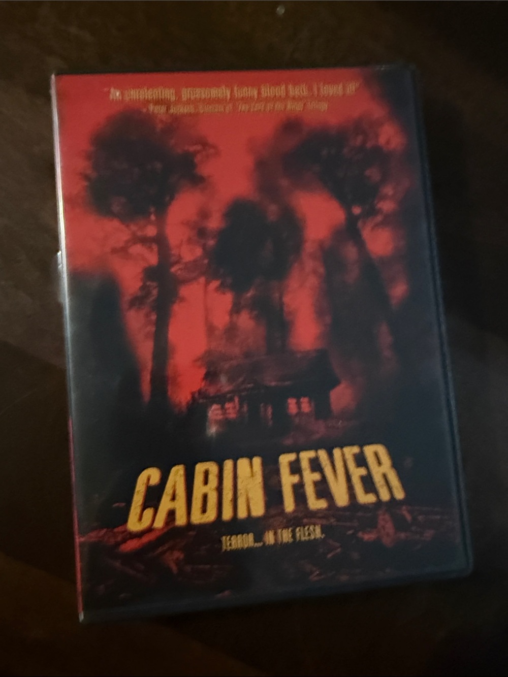 Cabin Fever Horror Movie DVD - Red/Black